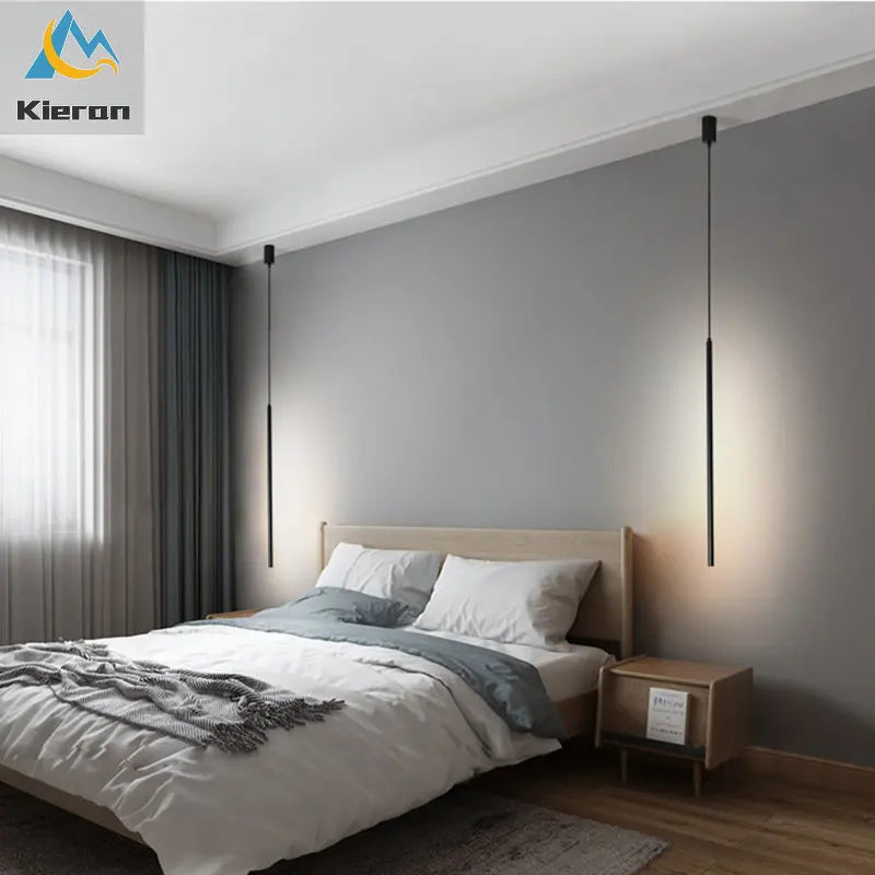 Afralia™ Modern Geometry LED Pendant Lamps for Dining Room, Bedroom, and Study