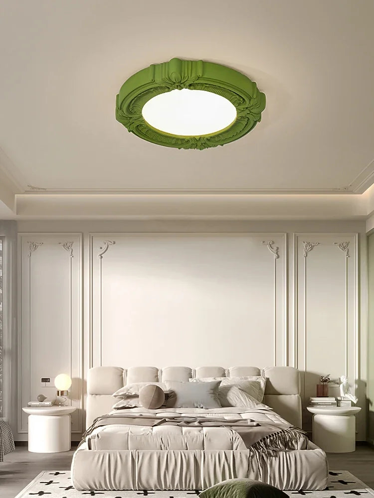 Afralia™ Retro Resin Ceiling Light - Minimalist Classic Design for Home, Bedroom, Study, Cafe