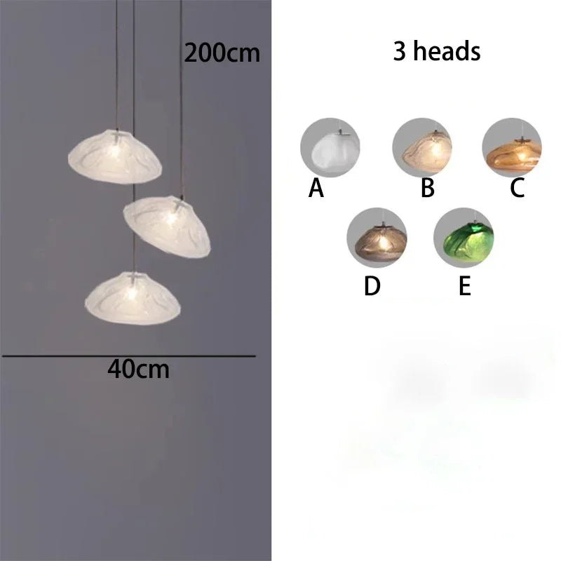 Afralia™ Crystal Chandelier Stair Pendant Lamp | Modern Living Room Lighting Fixture