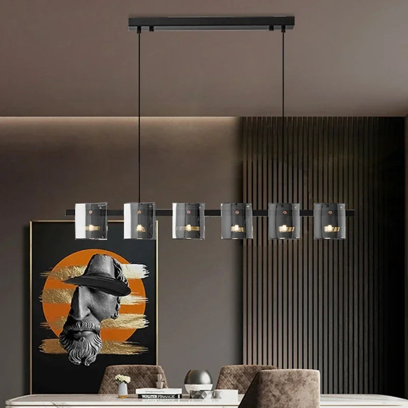 Afralia™ Nordic LED Pendant Light Fixture for Dining & Living Room Aesthetic Lighting