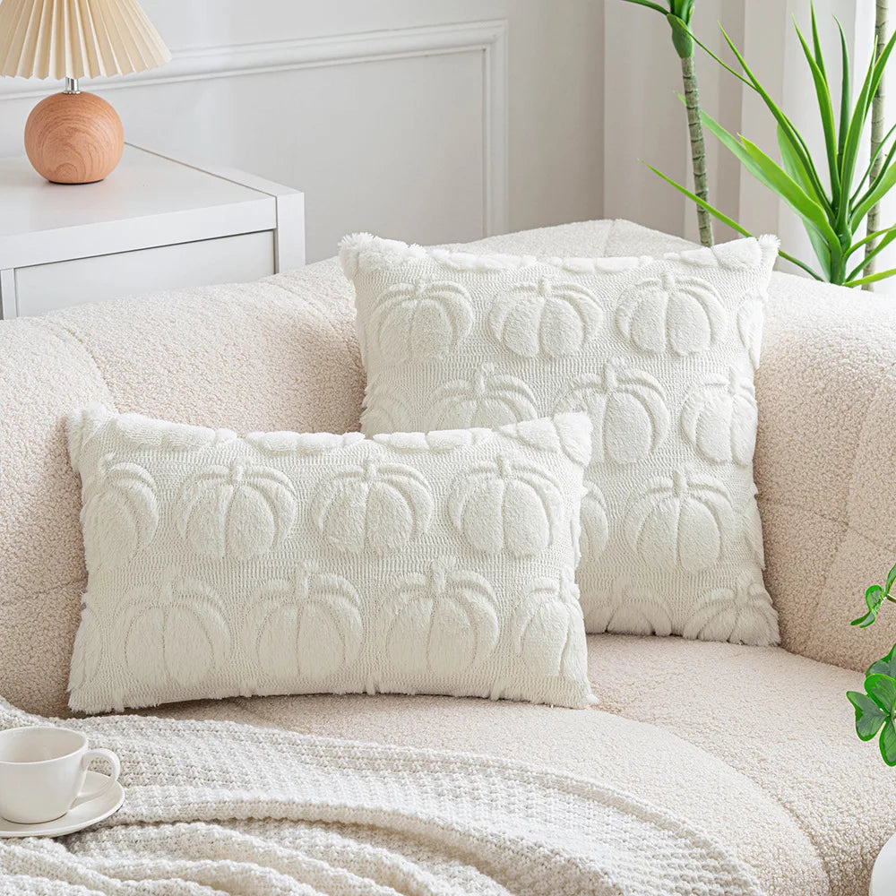 Afralia™ Halloween Plush Cushion Cover for Festive Living Room Decor