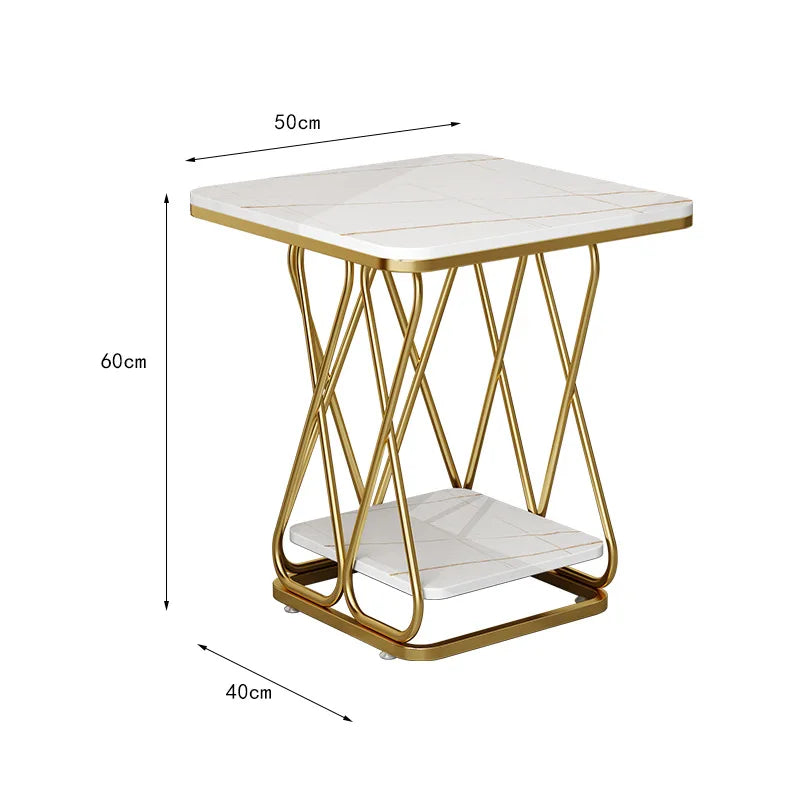 Afralia™ Modern Nordic Marble Coffee Table Luxury Living Room Furniture