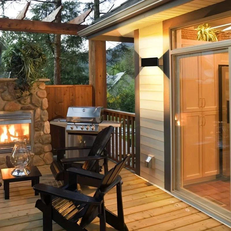 Afralia™ 24W LED Wall Light Up Down Adjustable Beam Cold IP65 Modern