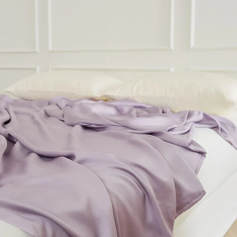 Afralia™ Silky Eucalyptus Fiber Duvet Cover - Solid Color, Soft Skin-Friendly Fabric