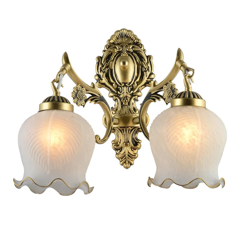 Afralia™ Classic Gold Wall Sconce for Bedroom Kitchen Stairway Lighting