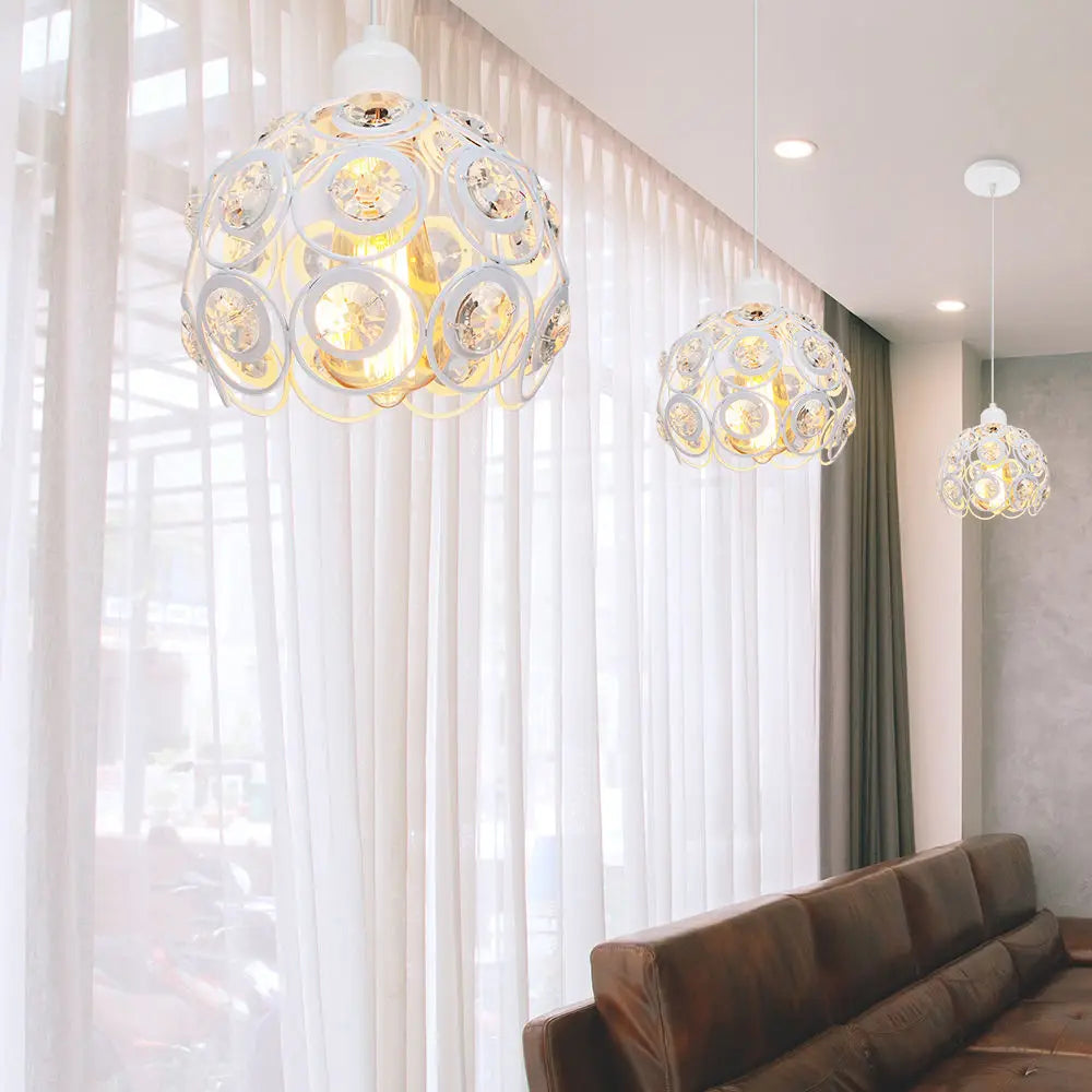 Afralia™ Crystal K9 Pendant Lamp: Modern Industrial Lighting for Bedroom and Kitchen
