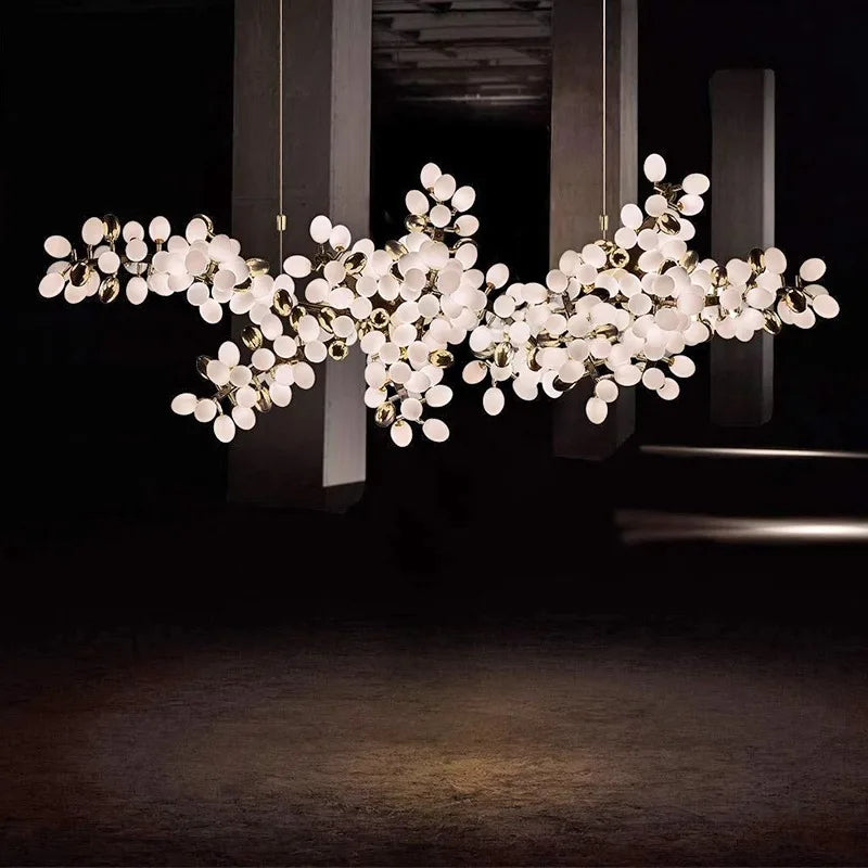 Afralia™ Modern Indoor Staircase Chandelier | Stylish Living Room Hanging Light