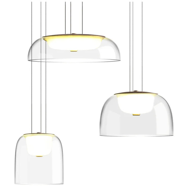 Afralia™ Glass Pendant Light: Modern Nordic Suspension Lighting for Bedroom, Living, Dining, Kitchen, Bar