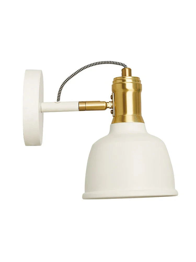 Afralia™ Rotatable Metal Wall Lamp E27 Bedside Macaroon Light Fixture