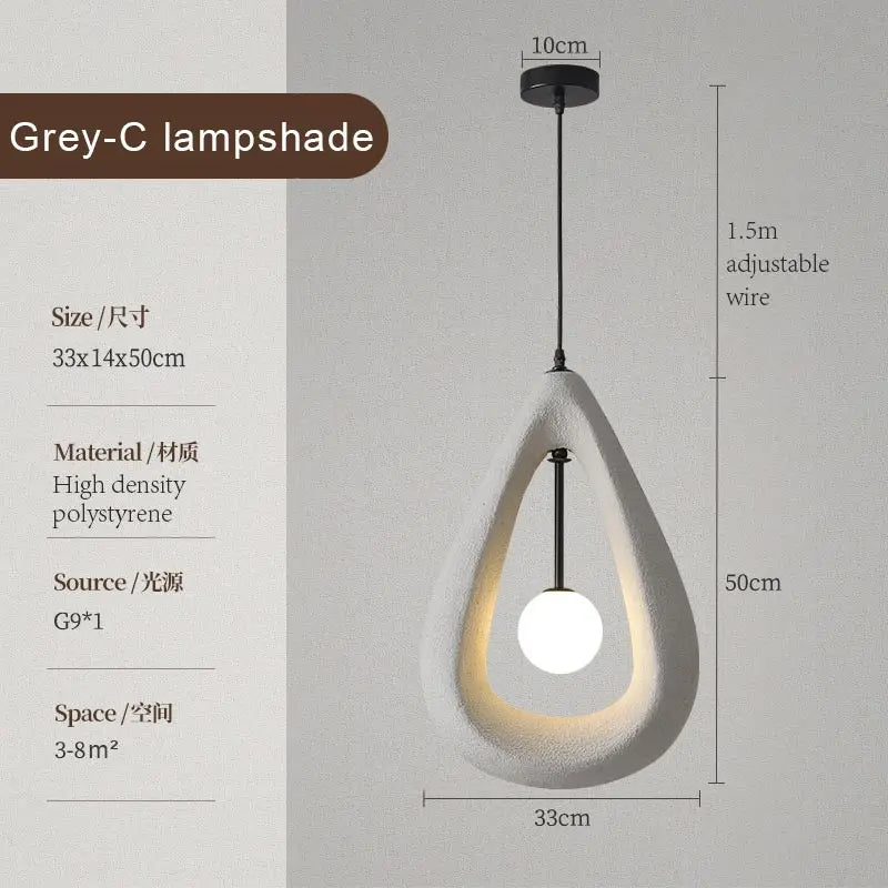 Afralia™ Nordic Design LED Pendant Lights Modern Living Room Chandelier