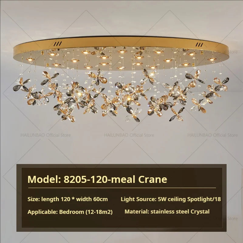 Afralia™ Crystal Chandelier 2024 | Postmodern Luxury Dining Room Bedroom Kitchen Island Light