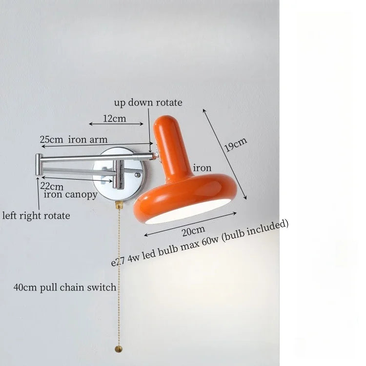 Afralia™ Milky Green LED Wall Sconce - Modern Nordic Iron Art Lamp