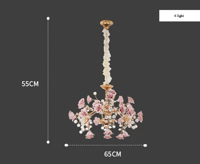 Afralia™ Rose Crystal Chandelier LED Lighting for Luxury Bedroom & Living Room