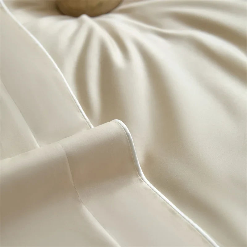 Afralia™ Luxury 600TC Egyptian Cotton Bedding Set: Duvet, Bed Sheet, Pillowcases - Queen King Size