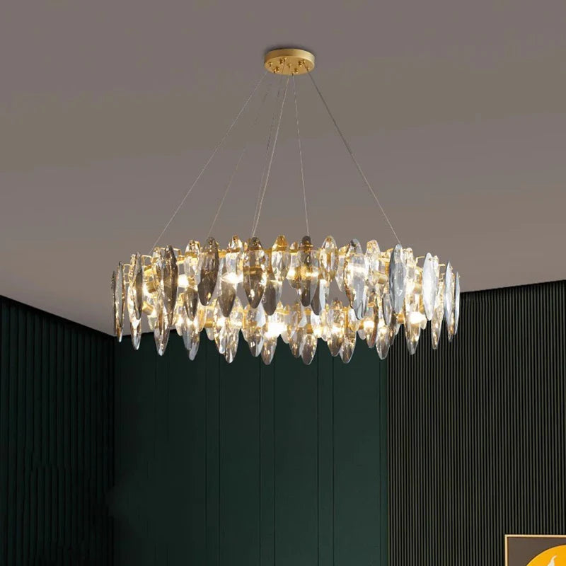 Afralia™ LED Chandeliers: Modern Home Decor Pendant Light Lamps for Living Room & Dining Room