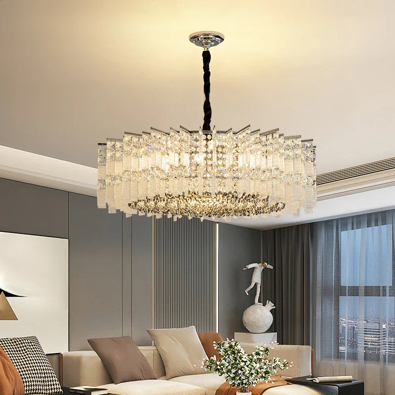 Afralia™ Crystal Light: Modern Elegant Lighting for Living Room, Dining Room, Bedroom