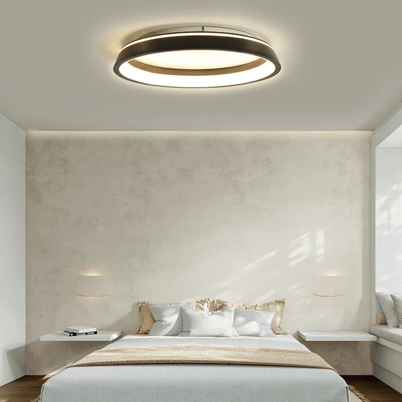 Afralia™ Modern LED Chandeliers: Creative Thin Design for Living Room, Bedroom, Balcony, Aisle, and Flush Mount Ceilings