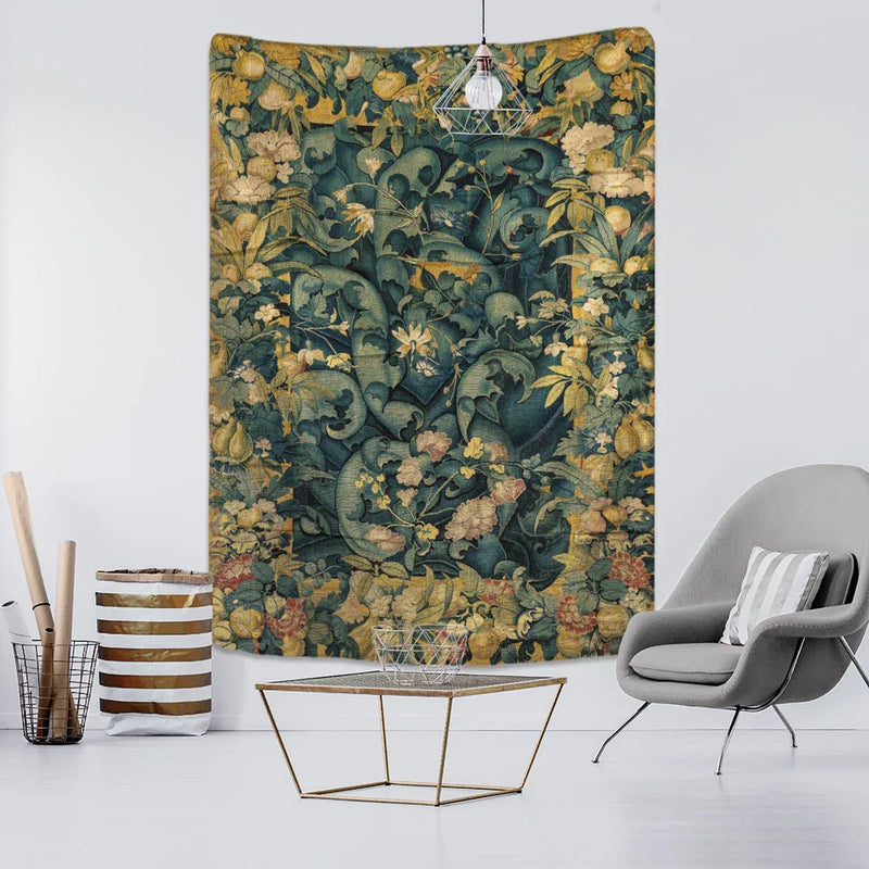 Afralia™ Tropical Leaves Botanical Tapestry - Mystical Boho Home Decor