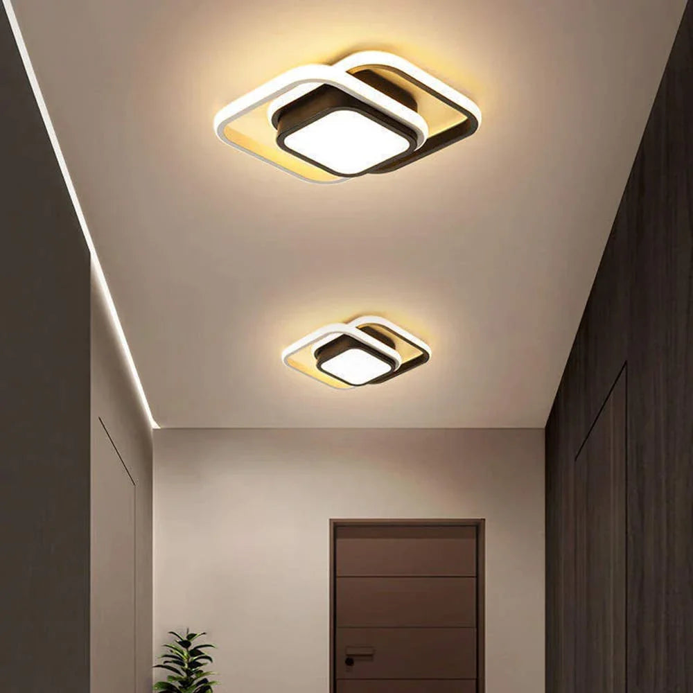 Afralia™ Nordic LED Ceiling Chandelier Acrylic Decor Modern Indoor Lighting