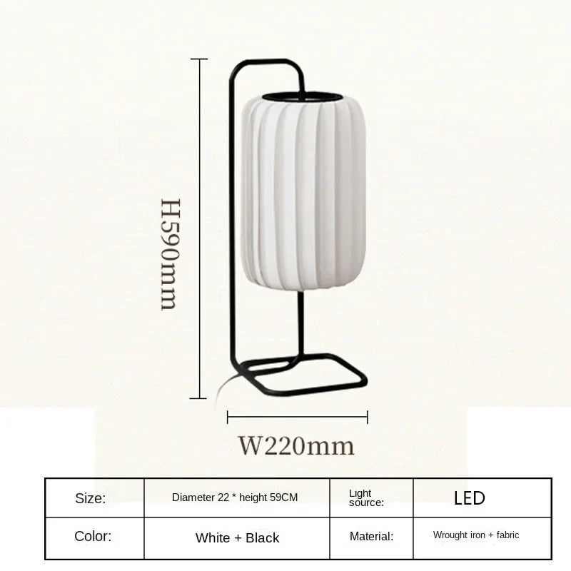 Afralia™ Japanese Style LED Floor Lamp for Living Room Bedroom Tea House