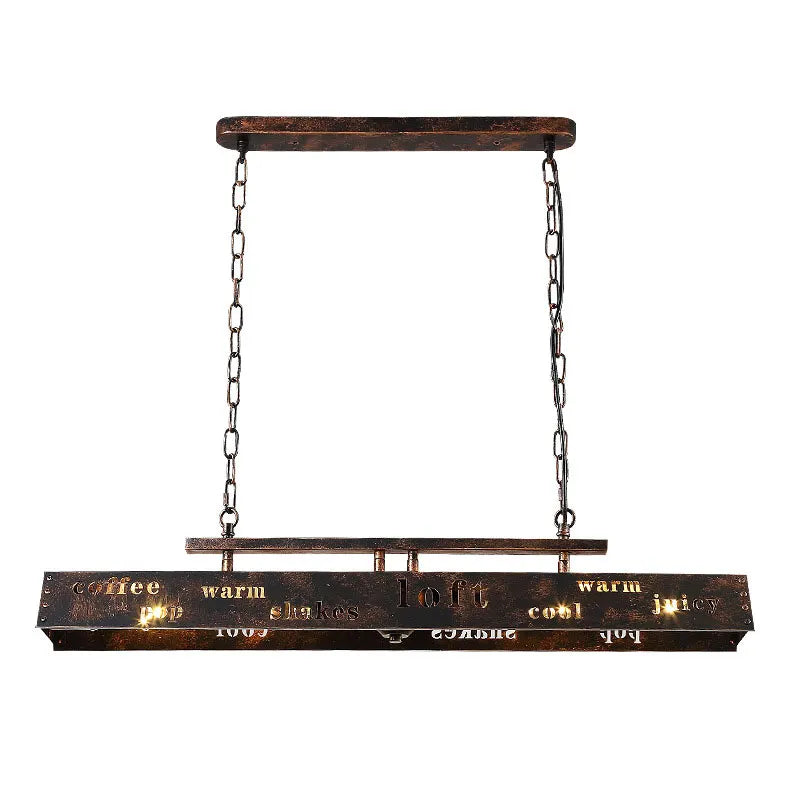 Afralia™ Retro Industrial Chandelier for Restaurant Bar | Vintage American Pendent Lamp