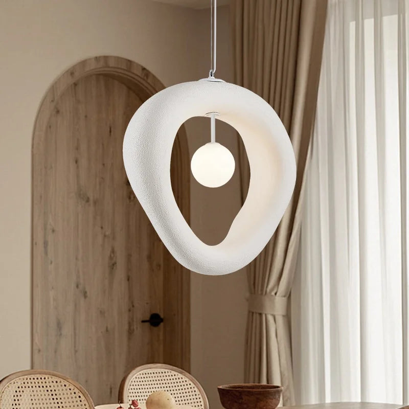 Afralia™ Wabi Sabi Chandelier | Nordic Dining Pendant Lights LED | Home Decor Hanging Lamp