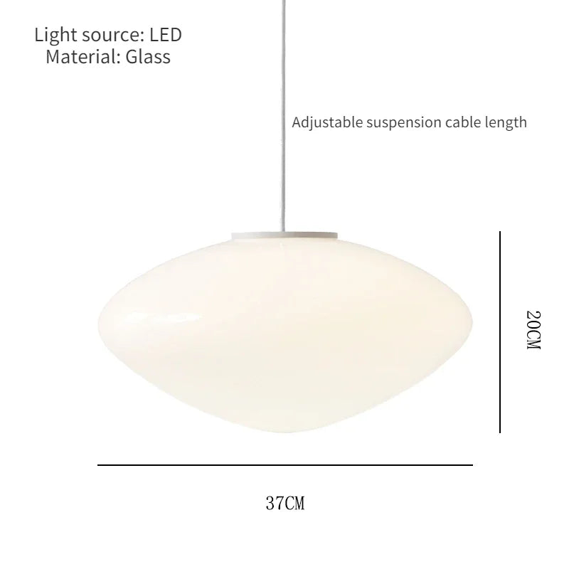 Afralia™ Glass Pendant Ceiling Light Chandelier - Denmark Designer Kitchen Island Hanging Lamp
