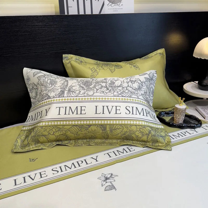 Afralia™ Multicolour Floral Patchwork Satin Bed Cover Set for Smooth Summer Comfort