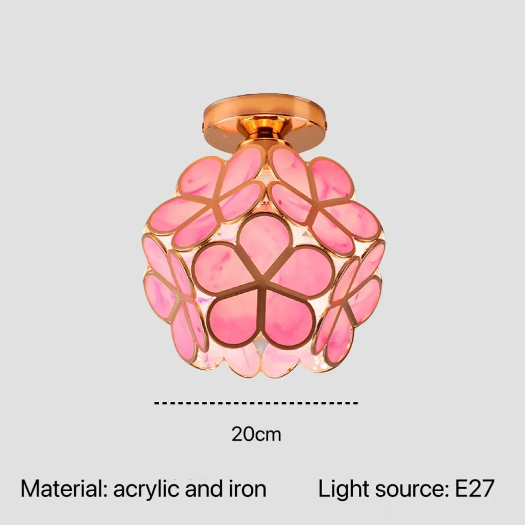 Afralia™ Modern Petal Acrylic Pendant Lamp LED Hanging Lighting