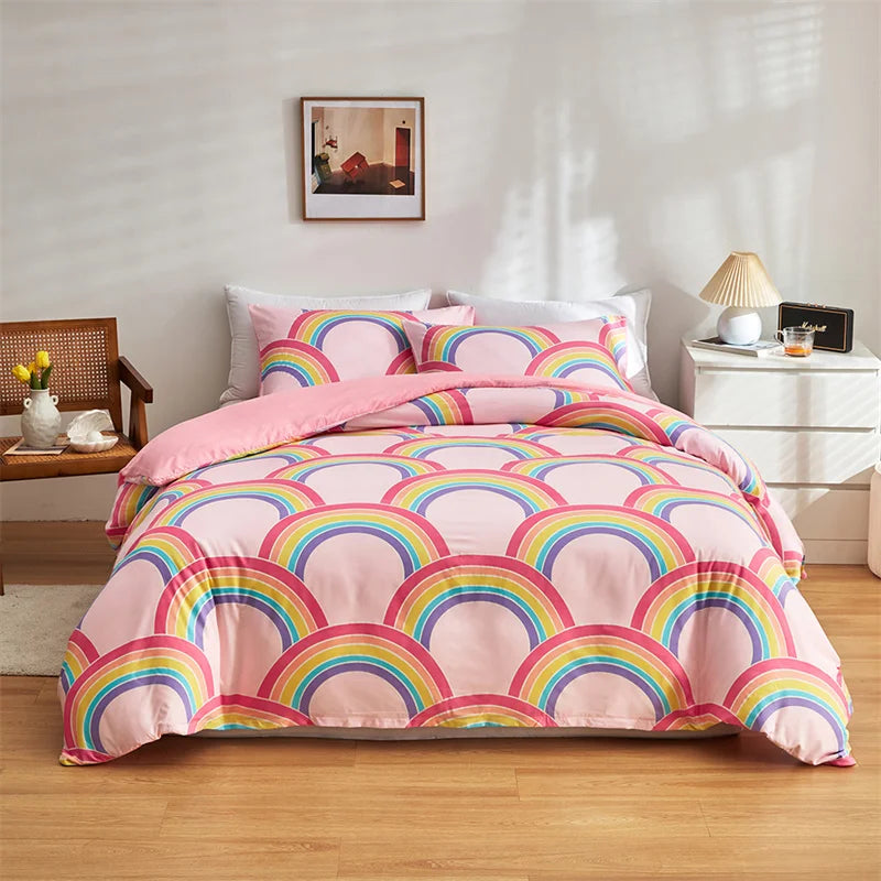 Afralia™ Cosmos Luminous Bedding Set King Queen Double Single Duvet Cover Dream Quilt