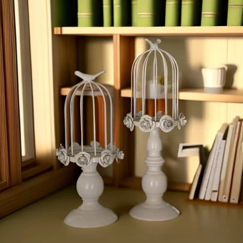 Afralia™ Birdcage Style Ornament for Wedding & Home Décor Table Centerpieces
