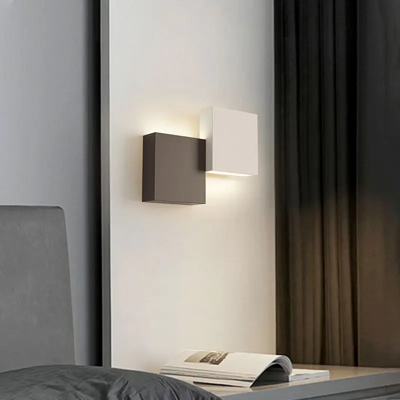 Afralia™ Nordic LED Wall Lamp - Simple Modern Living Room Bedroom Corridor Staircase Light