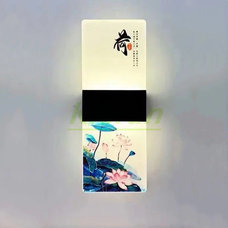 Afralia™ Flower LED Wall Lamp for Bedroom Study Restaurant Living Room Decoration