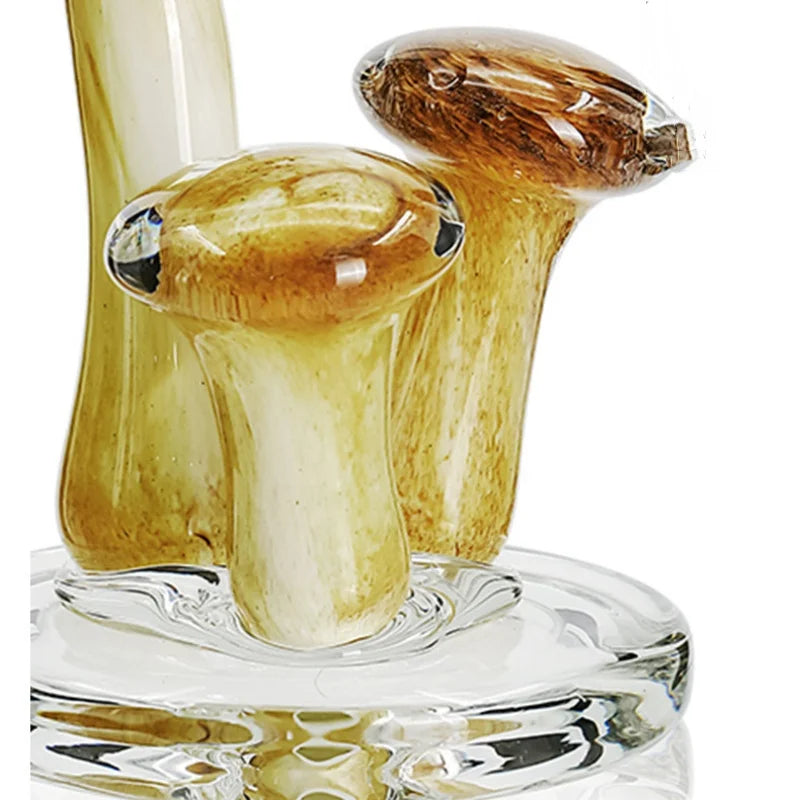 Afralia™ Mushroom Glass Ornaments | Handcrafted Decor Figurines | Home Decoration Accessories