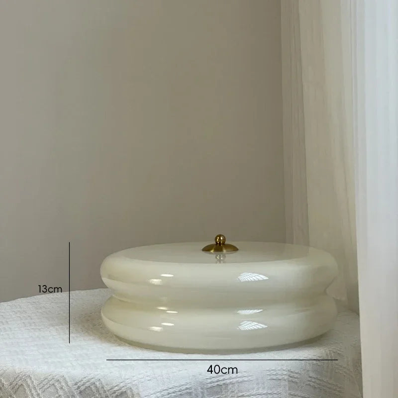 Afralia™ Glass Ceiling Bauhaus Down Light for Living Room, Dining Room, Bedroom