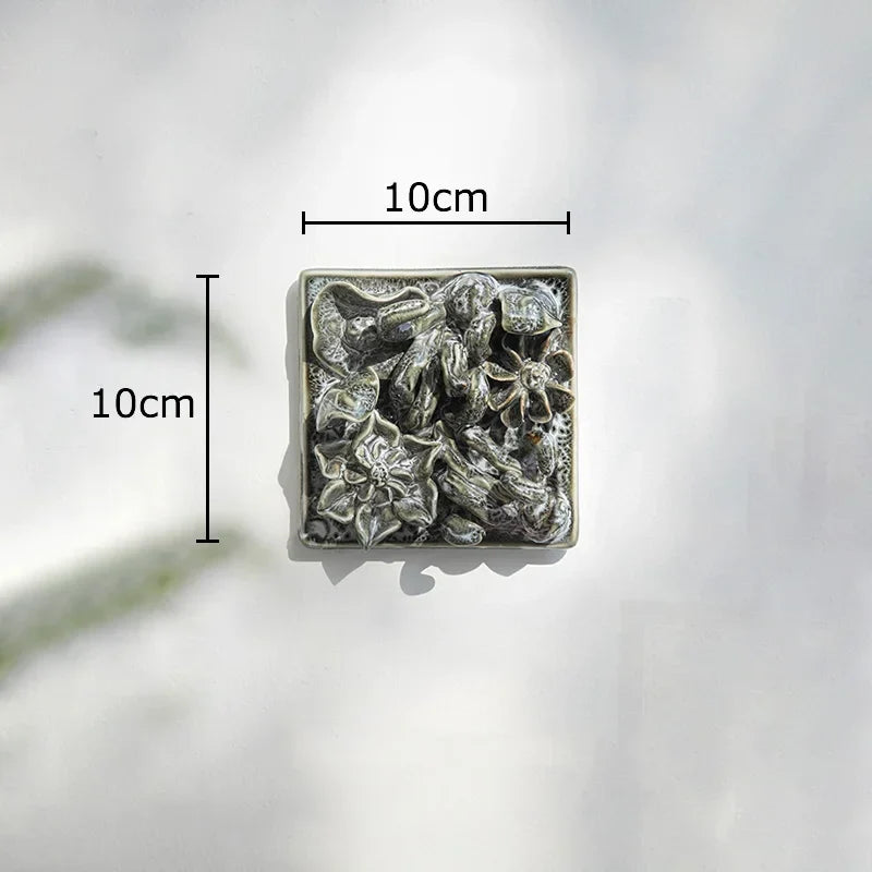 Afralia™ White Flower Wall Hanging: Artistic Living Room Decor & Floral Ornaments