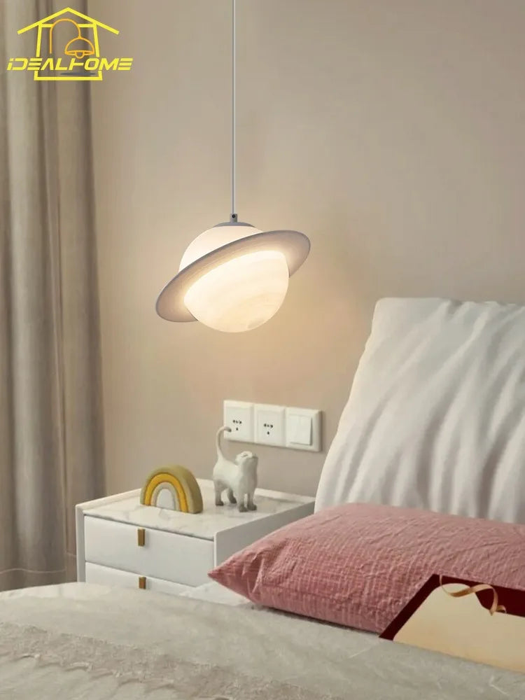 Afralia™ Saturn Pendant Light LED E27 Art Decor for Bedroom & Children's Room