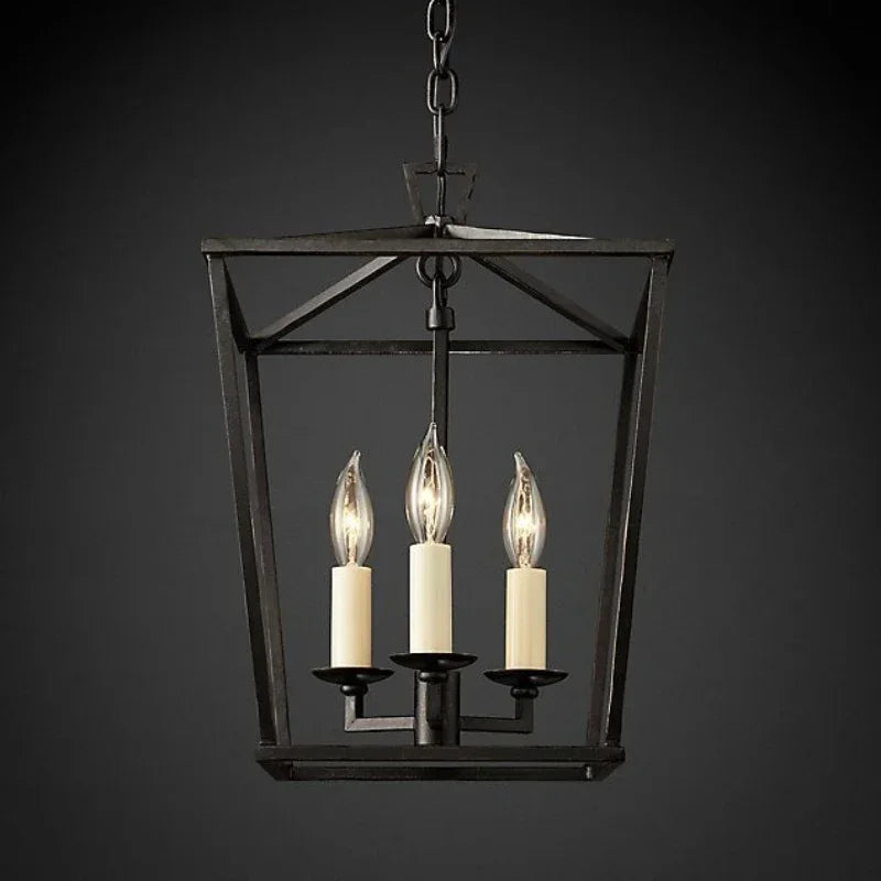 Afralia™ Metal Frame Chandelier Pendant Lights Minimalism Indoor LED Lighting
