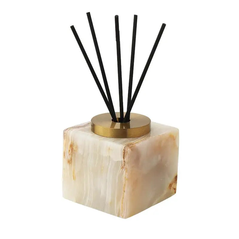 Afralia™ Marble Aromatherapy Bottle: Nordic Style Home Decor & Desktop Storage