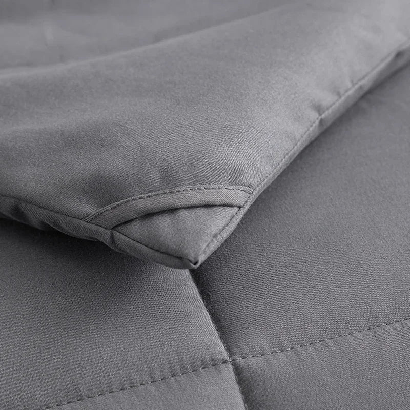 Afralia™ King Size Quilted Comforter: Soft, Breathable, Durable, Machine Washable Blanket