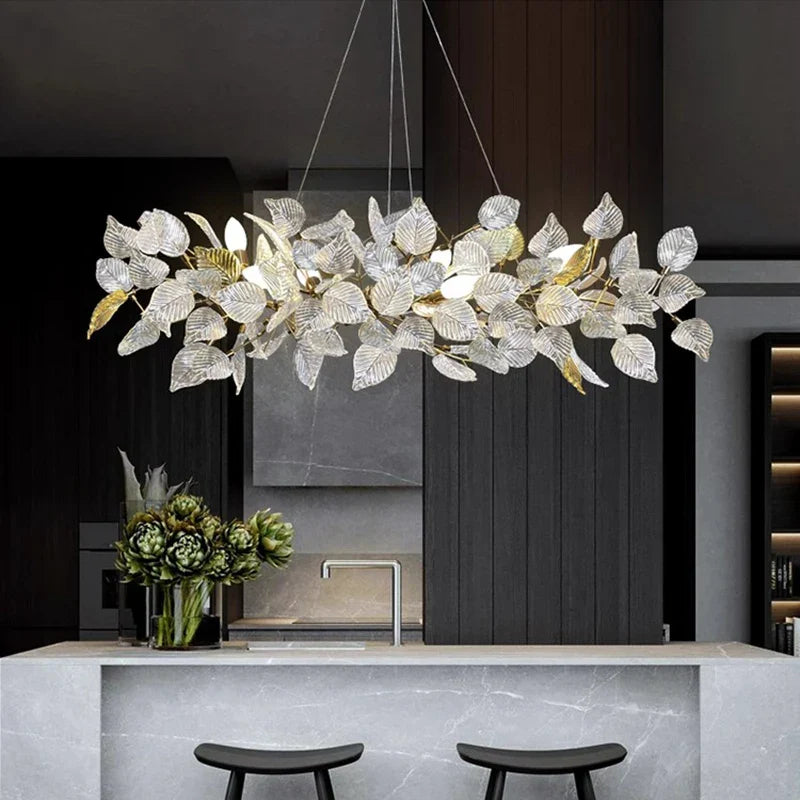 Afralia™ Modern Ceiling Chandelier for Dining Room Pendant Light Fixture