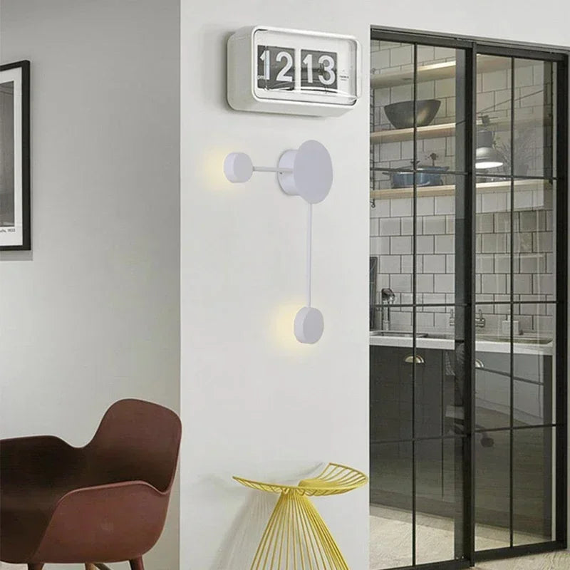 Afralia™ LED Wall Lamp Modern Minimalist Bedroom Living Room Lighting