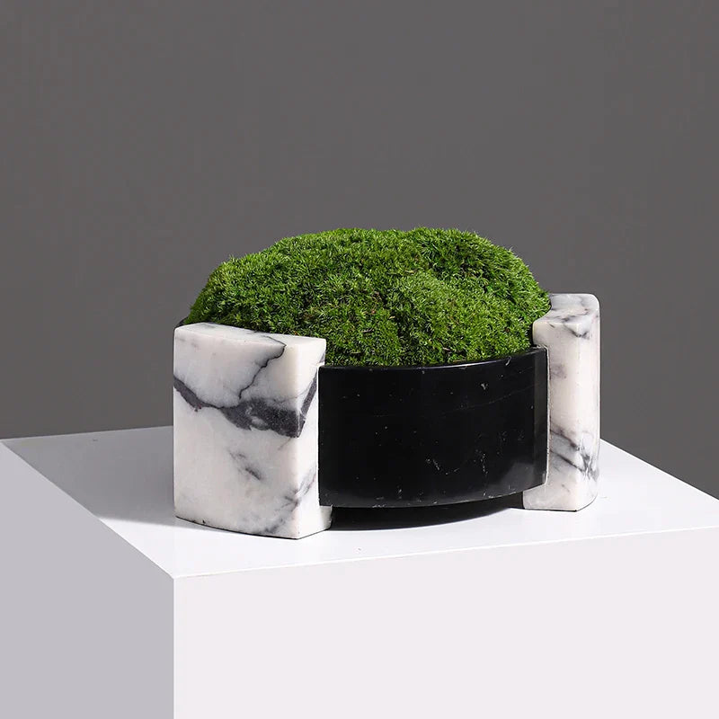 Afralia™ Marble Reception Tray: Luxury Fruit Bowl for Kitchen and Coffee Table Decor