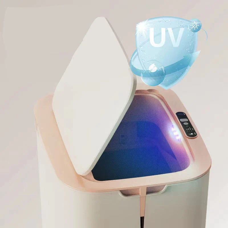 Afralia™ Smart Sensor Trash Can Sealing Garbage Bin Kitchen Toilet Wastebasket Smart Home