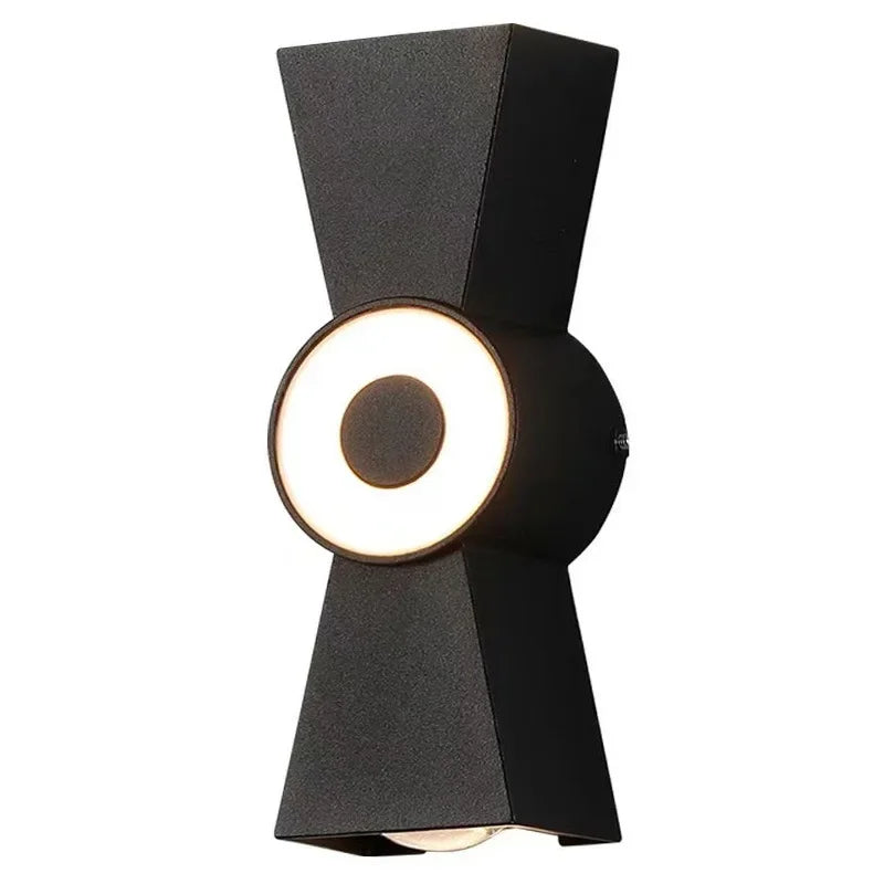 Afralia™ Outdoor Waterproof LED Wall Lamp for Courtyard, Entrance & Front Door