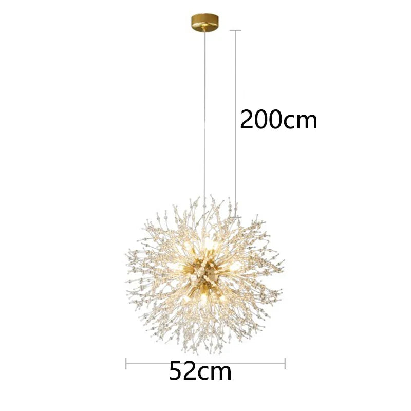 Afralia™ LED Pendant Chandelier for Living Room Bedroom Dining Room Decor