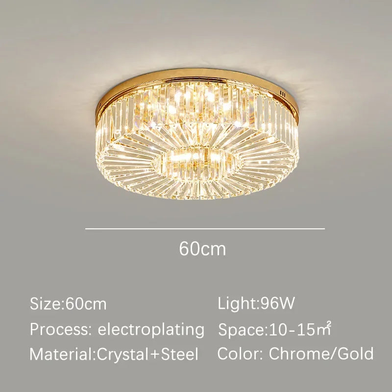 Afralia™ Crystal Ring Chandelier: Modern Luxury LED Ceiling Light Fixture