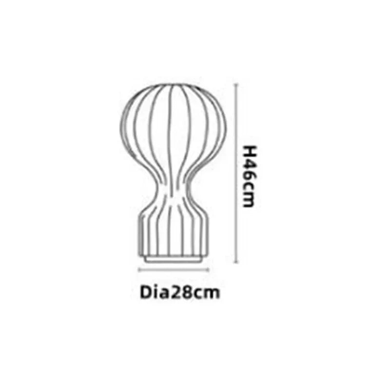 Afralia™ Gatto Cocoon Silk Table Lamp: Minimalist Japanese Art for Bedroom, Study, Hotel, Showroom