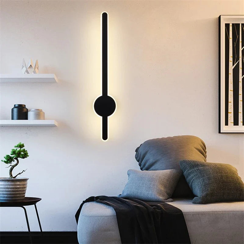 Afralia™ Nordic Long Pole Wall Sconce Lights for Living Room Bedroom Stairs Indoor Lighting