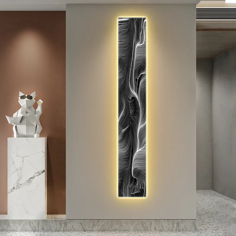 Afralia™ Abstract LED Wall Lamp for Modern Interior Decoration